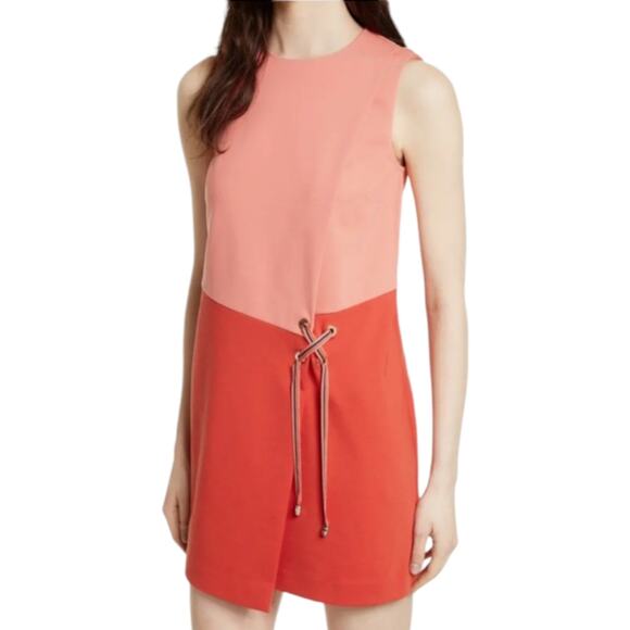 Ted Baker New Mivis Crossover Front Tunic Dress size 4 - Picture 3 of 16